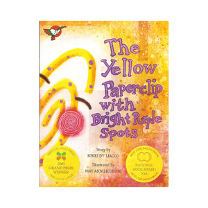 The Yellow Paperclip with Bright Purple Spots
